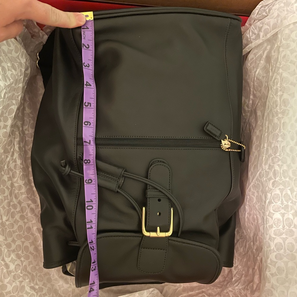 Authentic Leather Coach Backpack - Picture 5 of 14